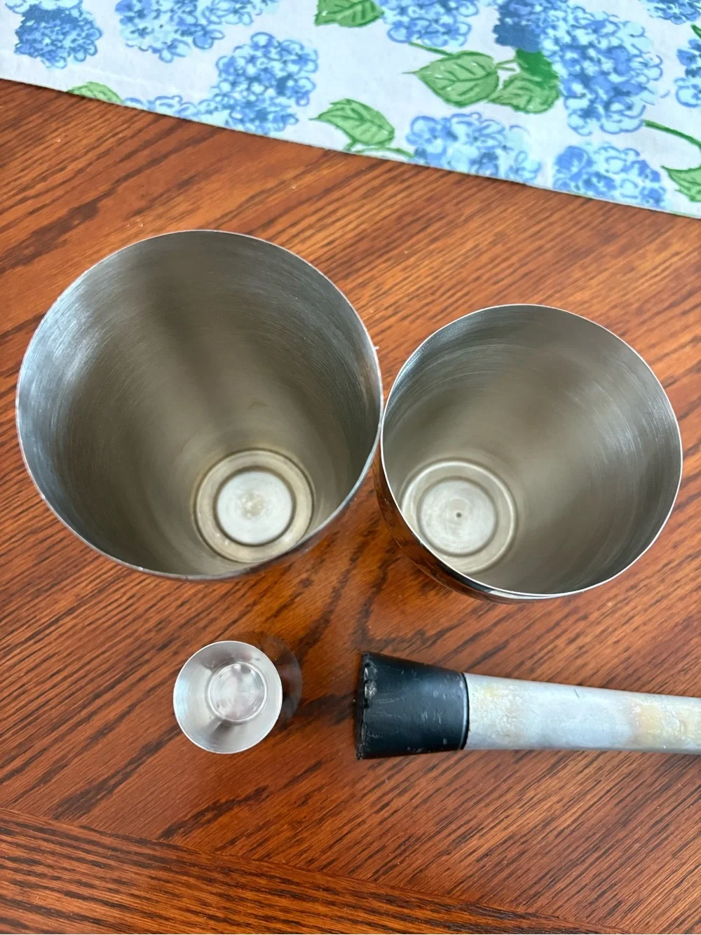 Williams Sonoma Stainless Steel Cocktail Shaker Set with Muddler - Silver
